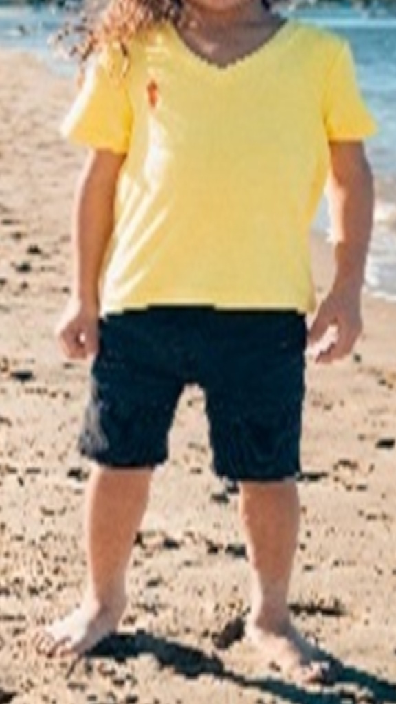 PR028 - v neck towel shirt kids