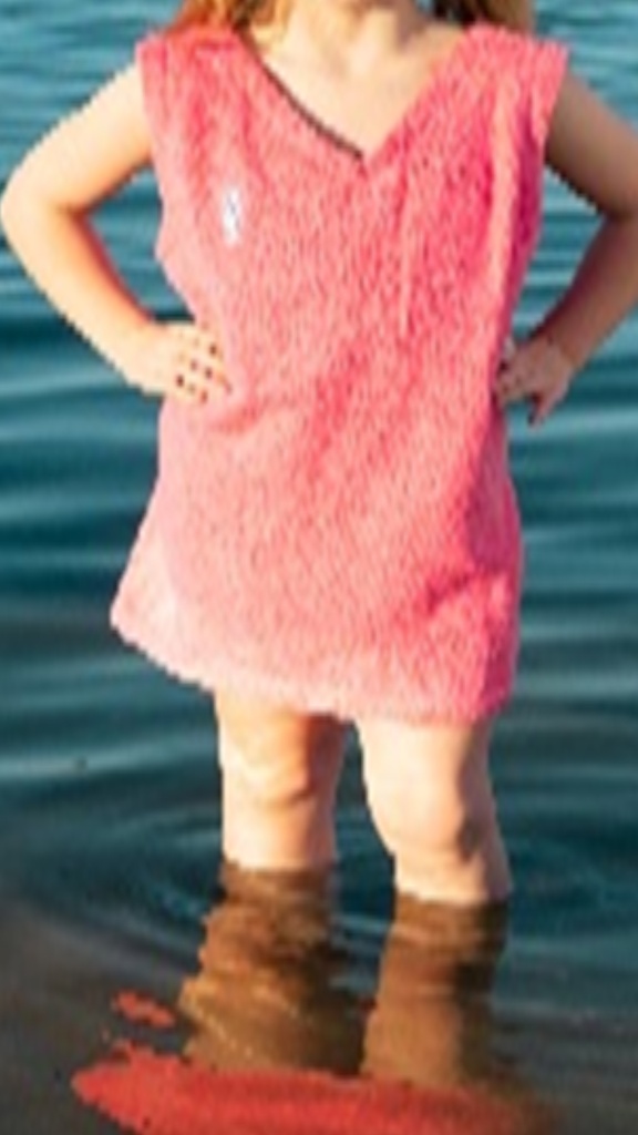 Hooded towel dress